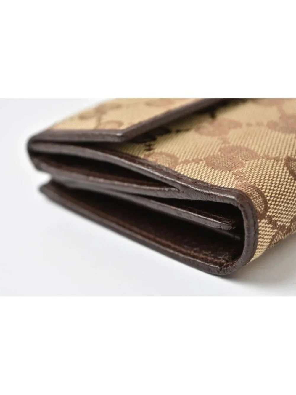 Gucci Wallet GG Canvas Brown Beige